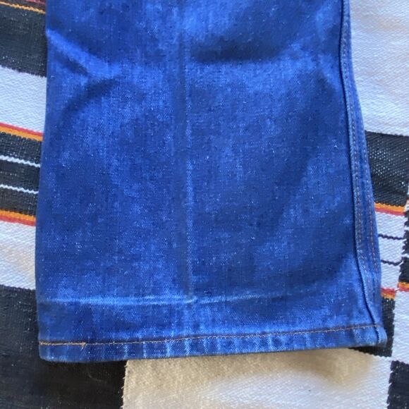 Vintage Wrangler Cowboy Cut Flare Dark Wash Jeans. Western Wear. 28/32.5. USA. - Picture 10 of 10